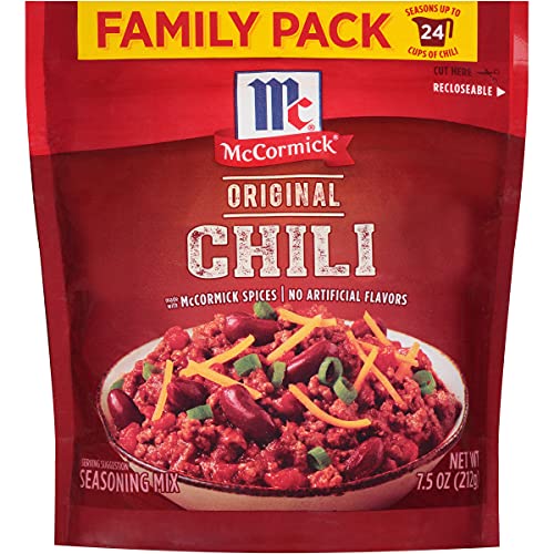 7.5-Oz McCormick Family Pack Chili Seasoning Mix (24 Servings) $2.75 w/ S&S + Free S&H w/ Prime or $25+