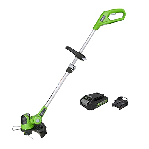 Greenworks 24V 12" String Trimmer w/ 2Ah USB Battery and Charger $58.25 + Free Shipping