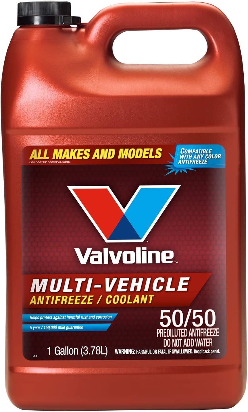 1-Gallon Valvoline Multi-Vehicle 50/50 Prediluted Ready-to-Use Antifreeze/Coolant $6.50 + Free Shipping w/ Prime or $25+