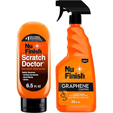 2-Pc Nu Finish Exterior Finishing Car Kit (Scratch Remover + Coating Spray) $12.85 & More + Free Shipping w/ Prime or $25+
