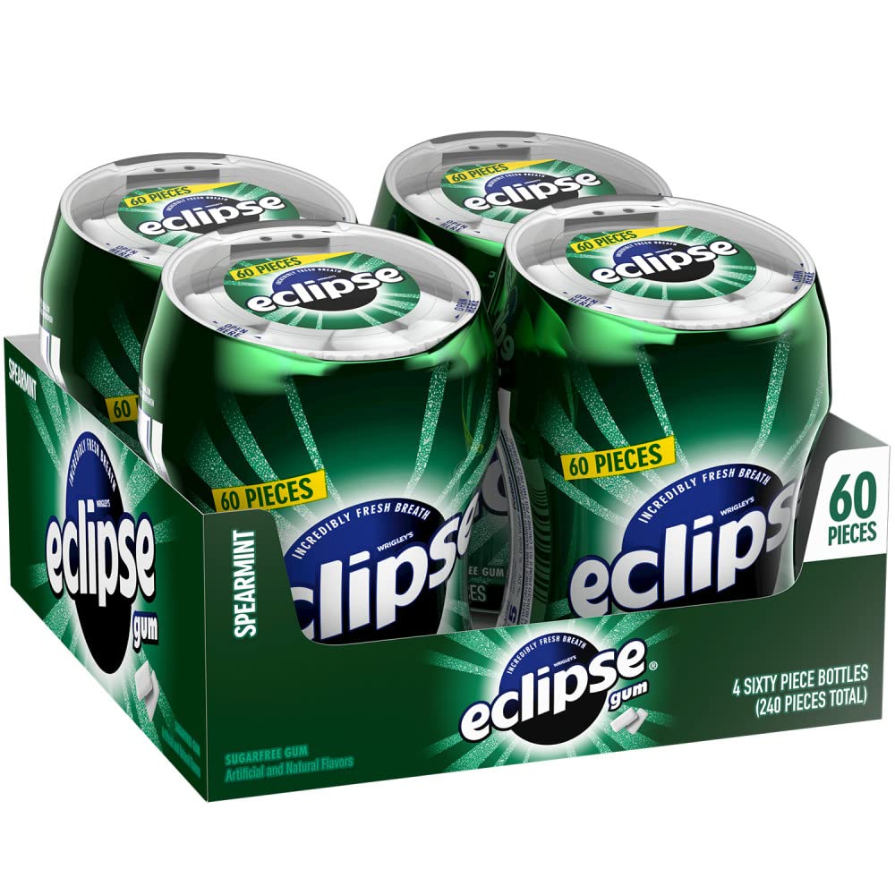 4-Pack 60-Count Eclipse Spearmint Sugarfree Chewing Gum $7.30 ($1.83 each) w/ S&S + Free Shipping w/ Prime or $25+