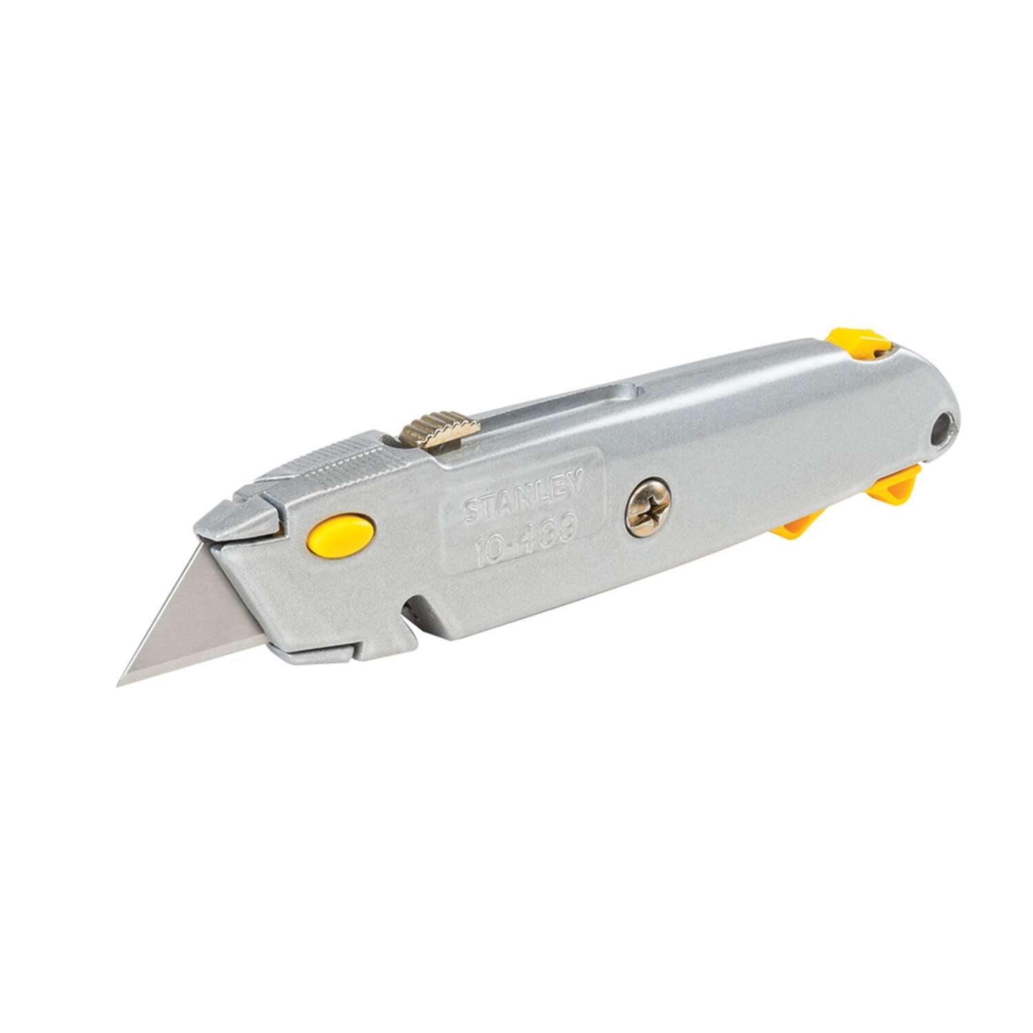 Stanley QuickChange 6-3/8" Retractable Utility Knife (Gray) $4 at Ace Hardware w/ Free Store Pickup