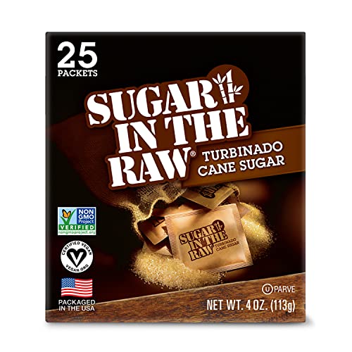 12-Boxes 25-Count Sugar In The Raw Granulated Turbinado Cane Sugar (300 Packets) $9.95 w/ S&S + Free S&H w/ Prime or $25+