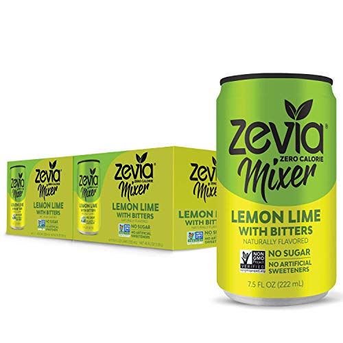 12-Pack 7.5-Oz Zevia Zero Calorie Mixers: Lemon Lime w/ Bitters $12.40 or Tonic Water $11.20 w/ S&S + Free Shipping w/ Prime or $25+