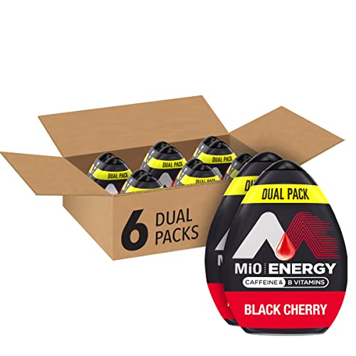 12-Count 1.62-Oz MiO Energy Drink Mix Water Enhancer (Black Cherry) $16.20 ($1.35/ea) w/ S&S + Free S&H w/ Prime or $25+