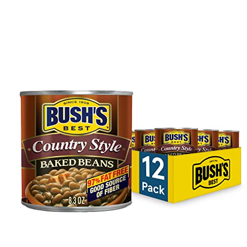 12-Pack 8.3-Oz BUSH'S BEST Country Style Baked Beans $12 + Free Shipping w/ Prime or $25+
