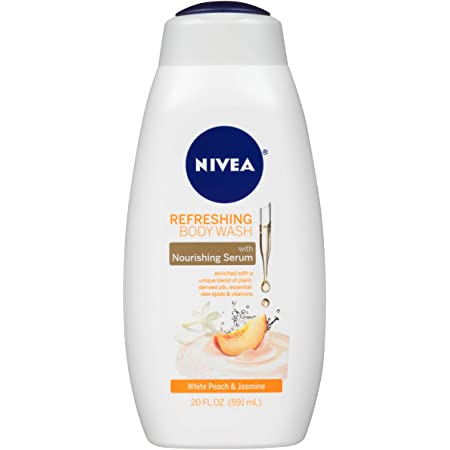 20-Oz NIVEA Refreshing Body Wash w/ Nourishing Serum (White Peach and Jasmine or Coconut and Almond Milk) $4  w/ S&S + Free Shipping w/ Prime or $25+
