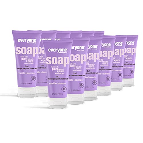 12-Pack 2-Oz Everyone 3-in-1 Soap: Body Wash, Bubble Bath, and Shampoo (Vanilla & Lavender) $4 + Free Shipping w/ Prime or $25+