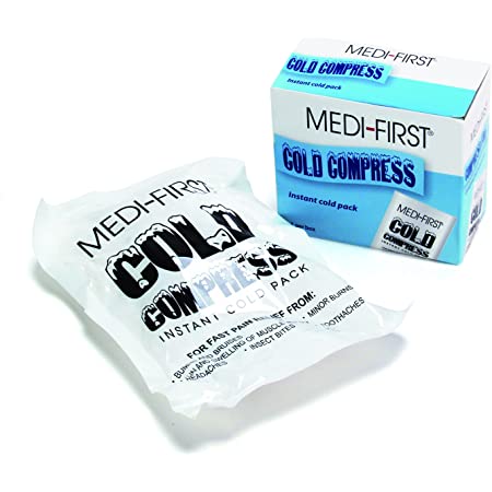 5" x 9" Medique Products Disposable Instant Cold Pack (Large, White) $1.40 + Free S&H w/ Prime or $25+