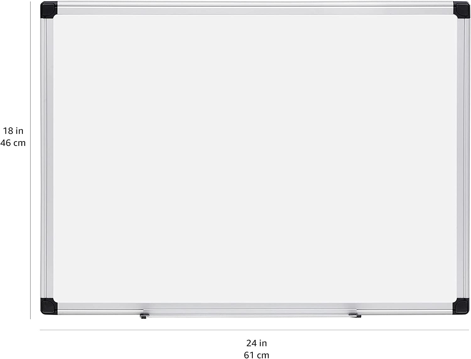 24" x 18" Amazon Basics Dry Erase White Board