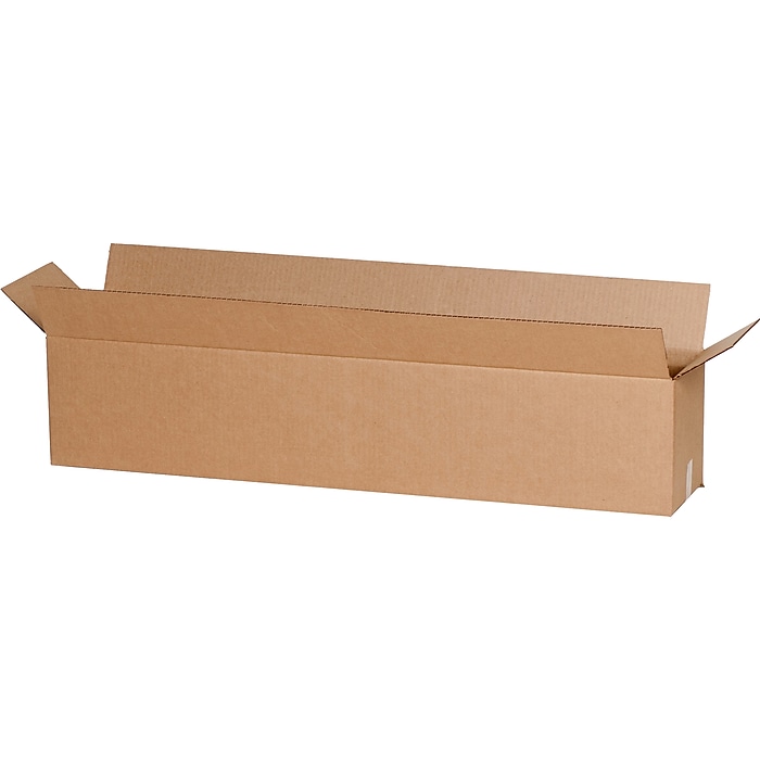 25-Count The Packaging Wholesalers 14" x 4" x 4" Shipping Box $5.90 ($0.24/each) at Staples & More + Free S&H on $35+