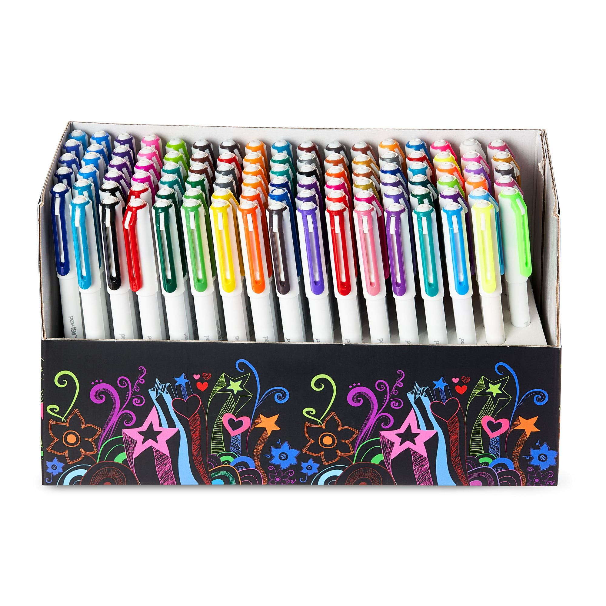 Pen+Gear:100-Count Gel Stick Pens (Assorted, Medium Point) $15, 17" x 23" Magnetic Dry Erase Board Set $7 + Free Shipping w/ Walmart+ or $35+