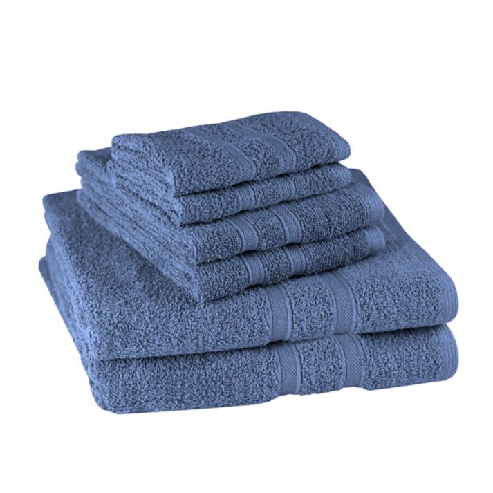 6-Piece Simply Essential 100% Cotton Towel Set (2 Bath, 2 Hand, 2 Washcloths) $7 at Bed Bath & Beyond w/ Free Store Pickup or Free S&H on $39