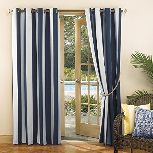 Tenda A Pannello Sun Zero UV Protectant - Grigio 137x274 Cm - Blocco Luce UPF 50+ Per Esterni/Interni