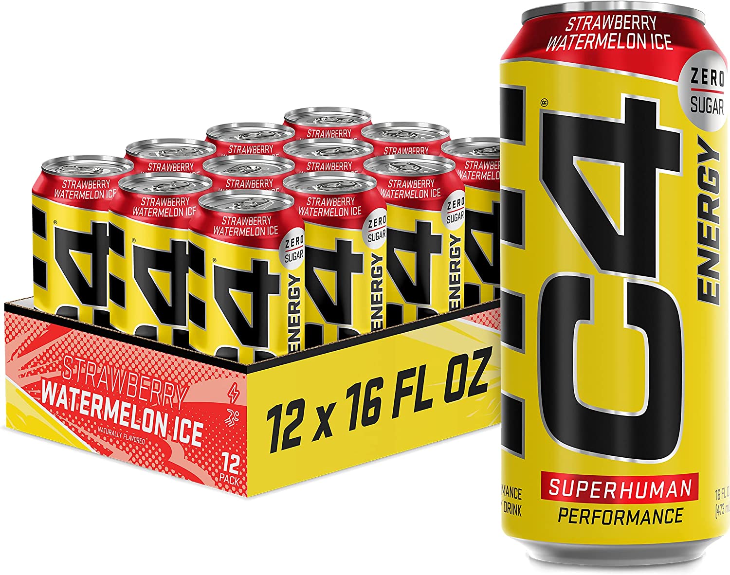 12-Pack 16-Oz C4 Energy Drink (Strawberry Watermelon Ice) $8.25 at The Vitamin Shoppe w/ Free Store Pickup (YMMV)