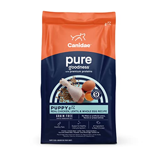 12-Lbs CANIDAE Pure Limited Ingredient Puppy Dry Dog Food (Chicken, Lentil and Whole Egg Recipe) $22.85 w/ S&S + Free Shipping w/ Prime or $25+