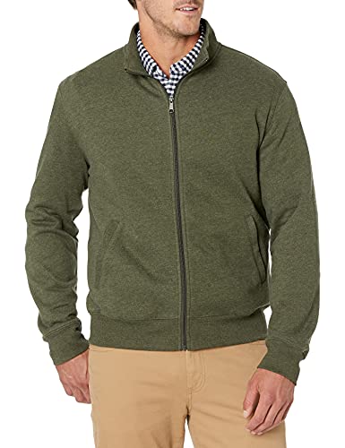 Amazon Essentials Men's Full-Zip Fleece Mock Neck Sweatshirt (Various Colors/Sizes) $10.90 + Free S&H w/ Prime or $25+