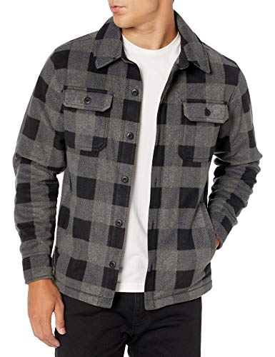 Amazon Essentials Men's Long-Sleeve Polar Fleece Shirt Jacket (Various Colors/Sizes) $16.40 + Free S&H w/ Prime or $25+