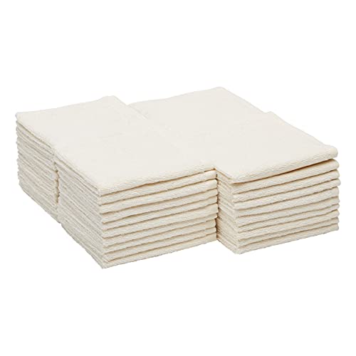 40-Pack Amazon Basics 100% Cotton Terry Washcloths (Light Cream) $11.70 & More + Free Shipping w/ Prime or $25+