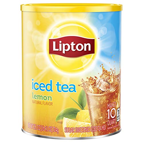 6-Pack 23.6-Oz Lipton Iced Tea Mix (Lemon, Makes 10 Qts. each) $12.65 w/ S&S + Free S&H w/ Prime or $25+
