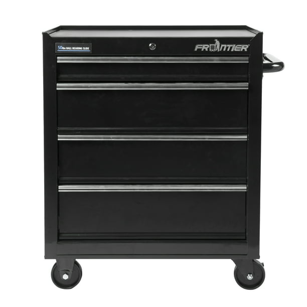 26" Frontier 4-Drawer Base Cabinet Tool Chest (Black) $159 & More + Free Shipping