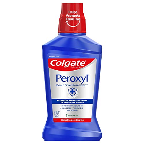 16.9-Oz Colgate Peroxyl Antiseptic Mouthwash and Mouth Sore Rinse (Mild Mint) $5.69 w/ S&S + Free S&H w/ Prime or $25+
