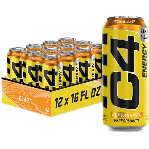 12-Pack 16-Oz C4 Energy Carbonated Zero Sugar Energy Drink (Sparkling Tropical Blast) $13.89 w/ S&S + Free S&H w/ Prime or $25+