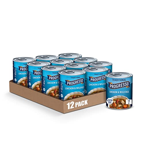 12-Pack 19-Oz Progresso Traditional Chicken and Wild Rice Soup (Gluten Free) $15.70 w/ S&S + Free S&H w/ Prime or $25+