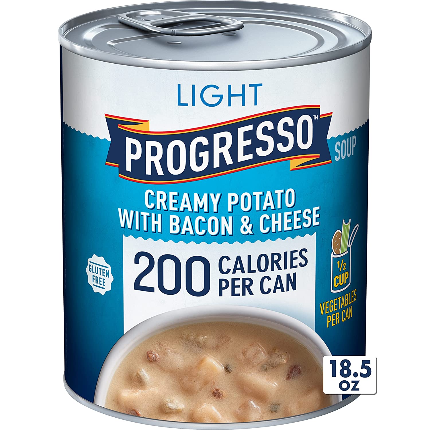 12-Pack 18.5-Oz Progresso Light Soup (Creamy Potato w/ Bacon and Cheese) $15.70 w/ S&S + Free S&H w/ Prime or $25+