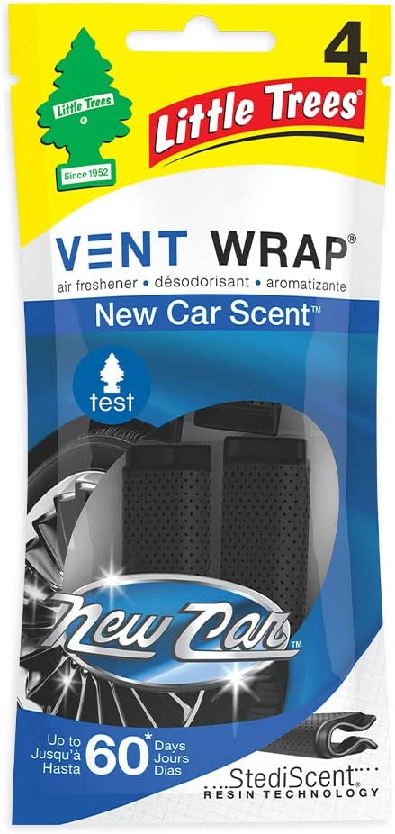 4-Pack 4-Count Little Trees Vent Wrap Car Air Freshener (New Car Scent) $3 + Free S&H w/ Prime or $25+