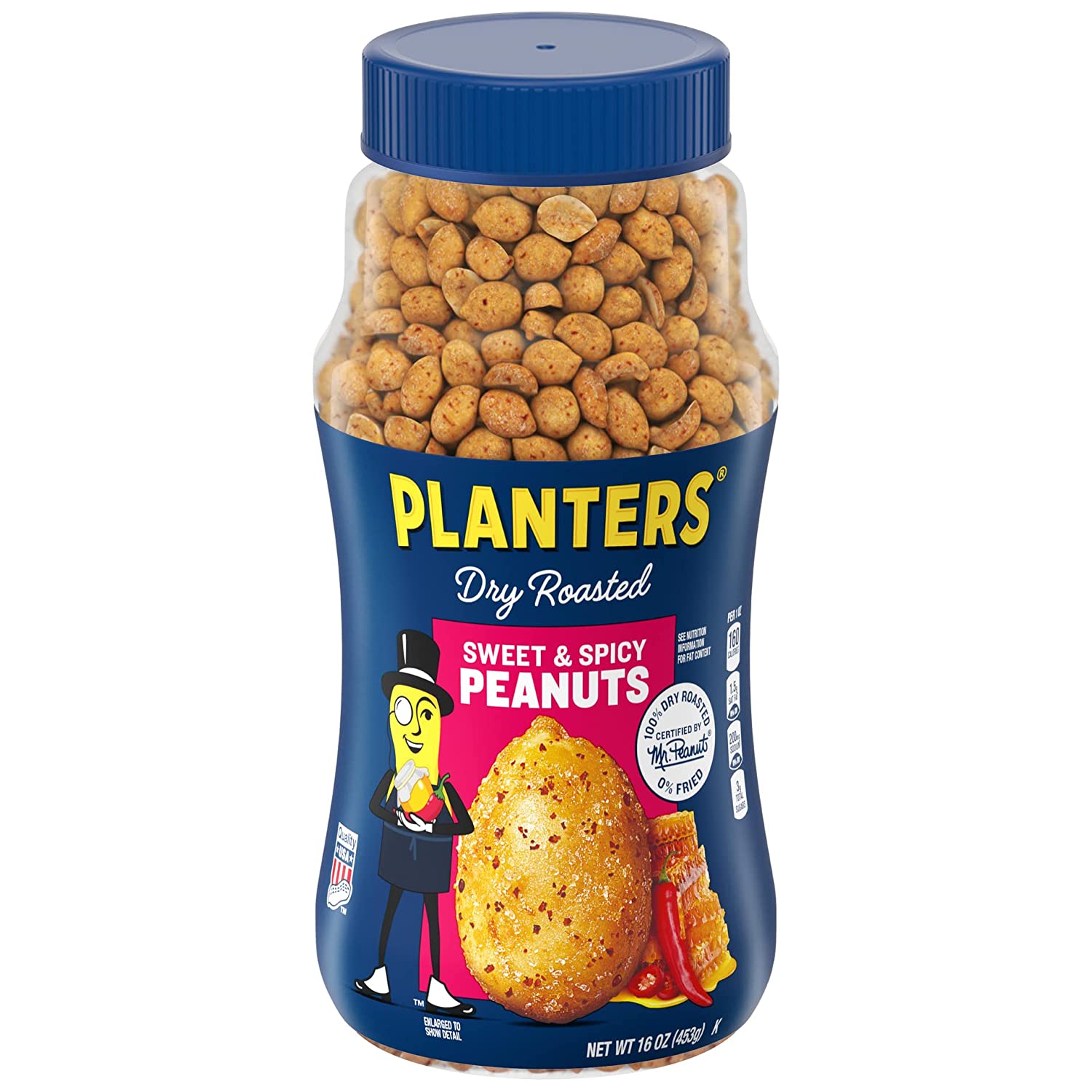 16-Oz Planters Sweet and Spicy Dry Roasted Peanuts $2.40 w/ S&S + Free Shipping w/ Prime or $25+