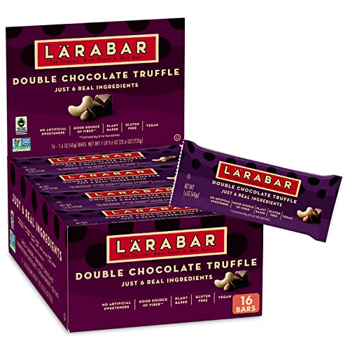 16-Count Larabar Double Chocolate Truffle Gluten Free Vegan Fruit & Nut Bar $14 + Free S&H w/ Prime or $25+