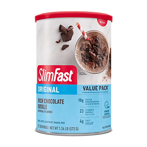 1.26-Lb SlimFast Meal Replacement Powder Shake Mix (Rich Chocolate Royale, 22 Servings) $7.69 w/ S&S + Free S&H w/ Prime or $25+