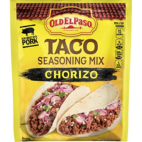 0.85-Oz Old El Paso Chorizo Taco Seasoning $0.80 w/ S&S + Free S&H w/ Prime or $25+