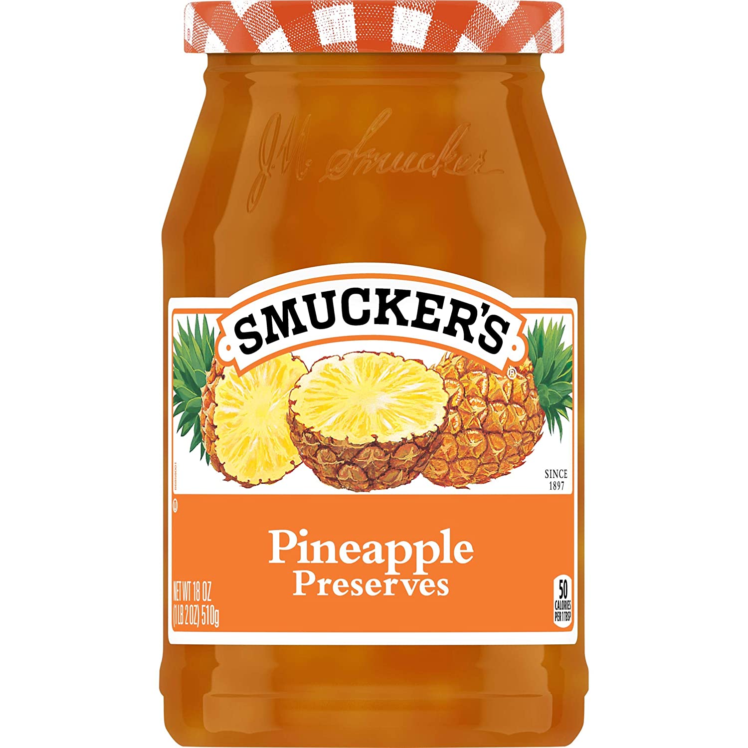 6-Pack 18oz Smucker's Fruit Preserves (Pineapple) $15.40 w/ S&S + Free S&H w/ Prime or $25+