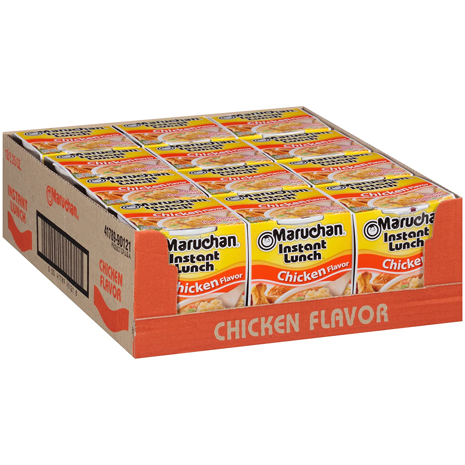 12-Pack 2.25-Oz Maruchan Instant Lunch (Chicken) $4.68 + Free Shipping w/ Prime or on $25+