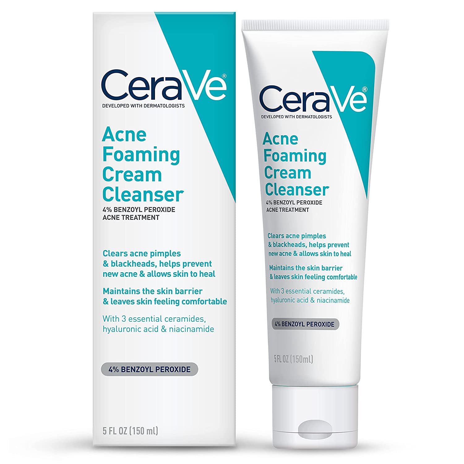 5-Oz CeraVe Acne Foaming Cream Cleanser $9.30 w/ S&S + Free Shipping w/ Prime or on $25+