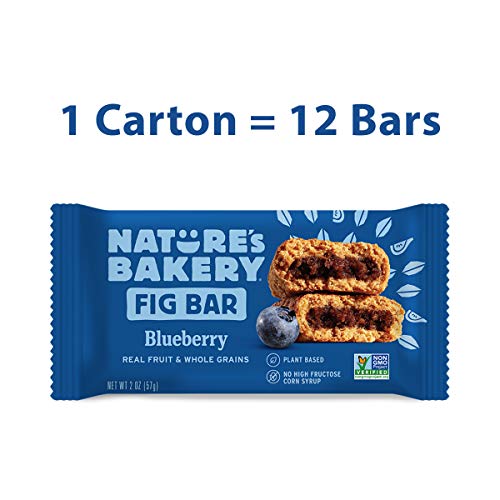 12-Count 2-Oz Nature's Bakery Whole Wheat Fig Bars (Blueberry) $6.45 w/ S&S + Free Shipping w/ Prime or $25+