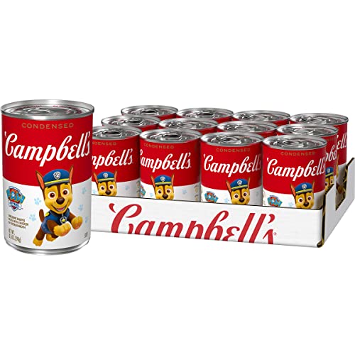 12-Pack 10.5-Oz Campbell's Kids Soup, PAW Patrol (Puppy-Shaped Pasta in Chicken Soup) $12 w/ S&S + Free S&H w/ Prime or $25+