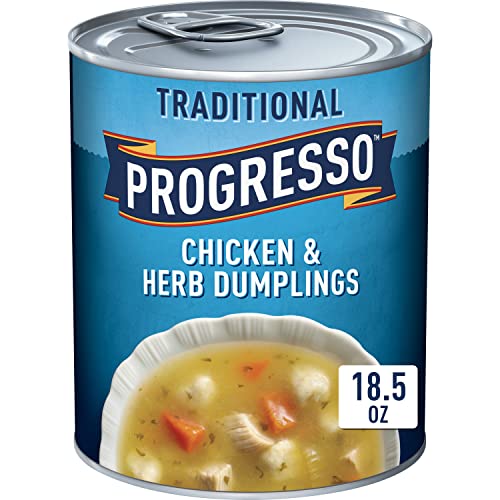 12-Pack 18.5-Oz Progresso Traditional Chicken Herb Dumpling Soup $15.05 + Free Shipping w/ Prime or on $25+