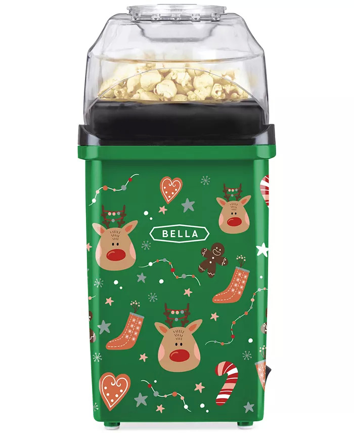 Bella Retro Hot Air Popcorn Popper (Green Reindeer) 10.45 at Macy