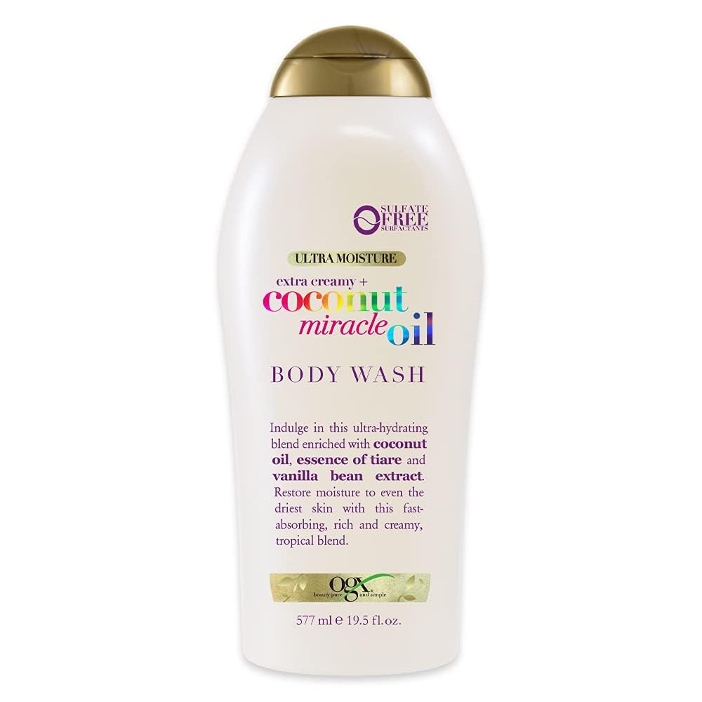 19.5-Oz OGX Extra Creamy + Coconut Miracle Oil Ultra Moisture Body Wash $4.45 w/ S&S + Free Shipping w/ Prime or on orders over $25