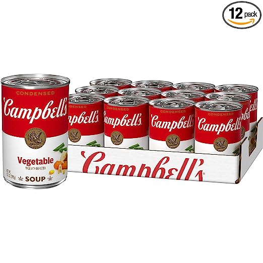 12-Pack 10.5-Oz Campbell's Condensed Soups (Various) $12 w/ S&S + Free S&H w/ Prime or $25+