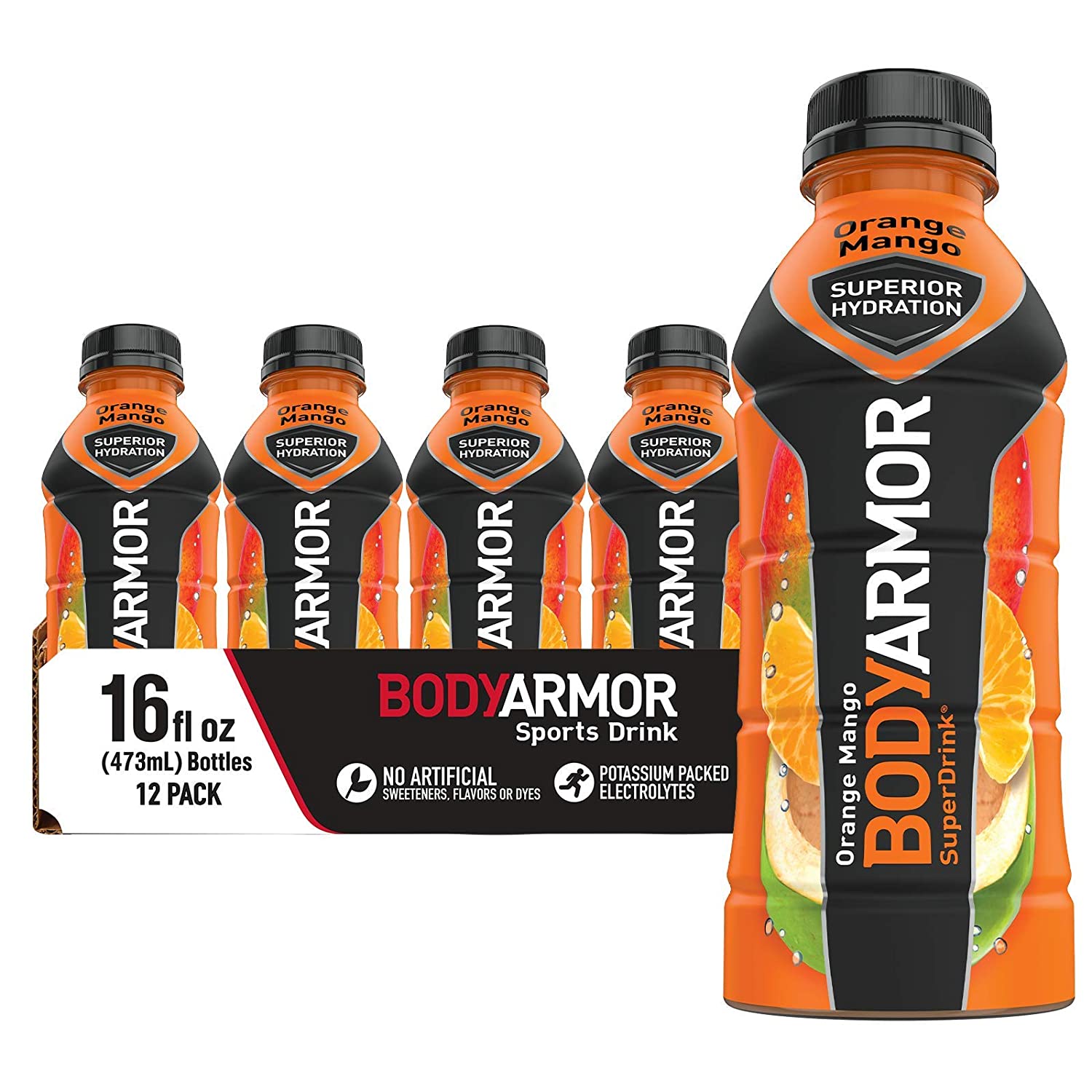12-Pack 16-Ounce BODYARMOR Sports Drink (Orange Mango)