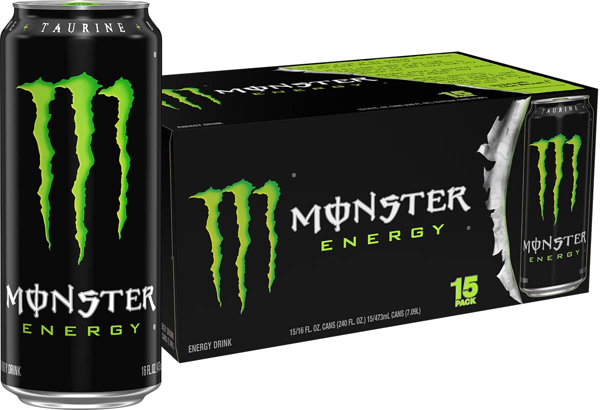 15-Pack 16-Oz Monster Energy Drink (Original Green) $18.85 w/ S&S + Free Shipping w/ Prime or on $25+