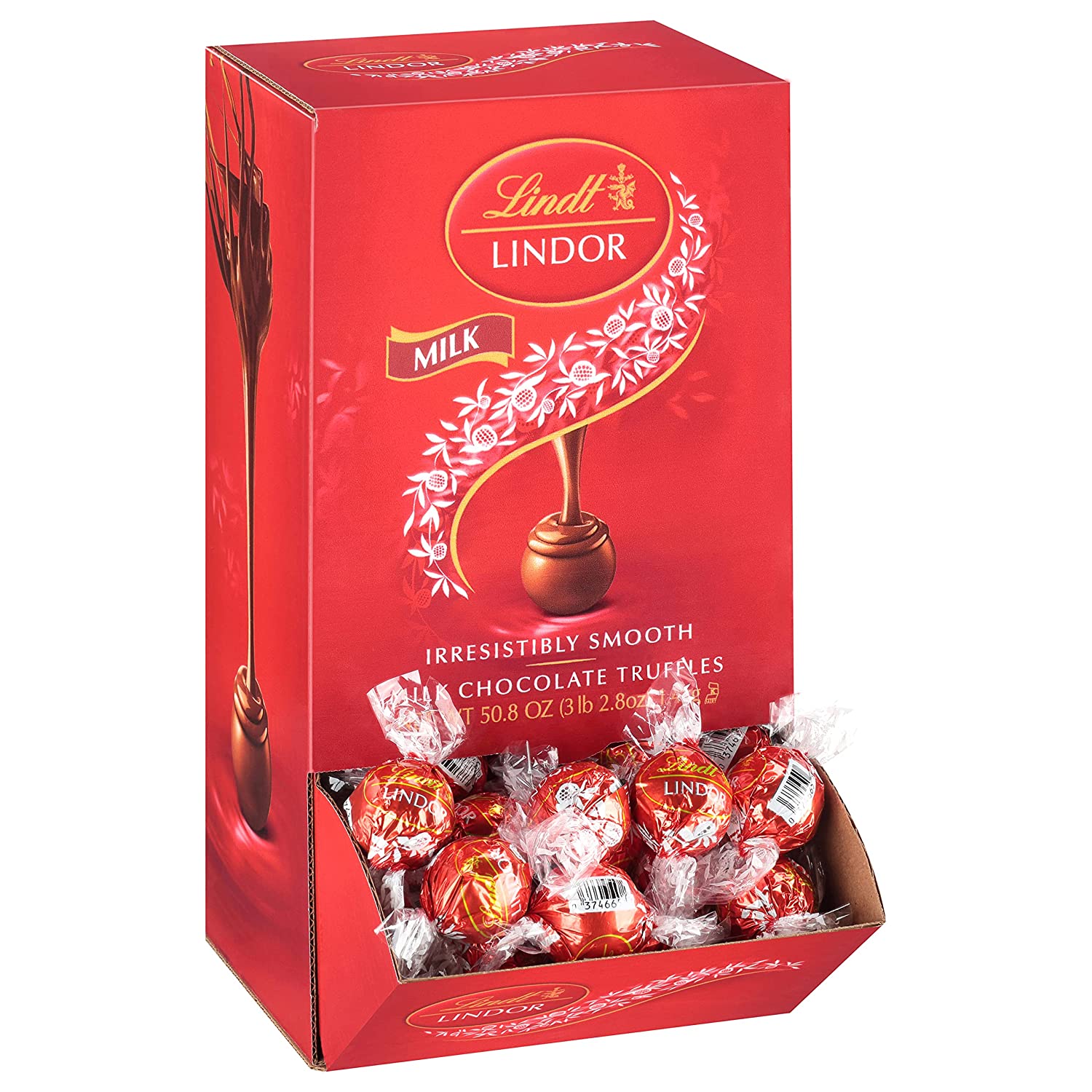 60-Count 25.4-Oz Lindt Lindor Milk Chocolate Truffles Candy $13.70 w/ S&S & More + Free S&H w/ Prime or $25+