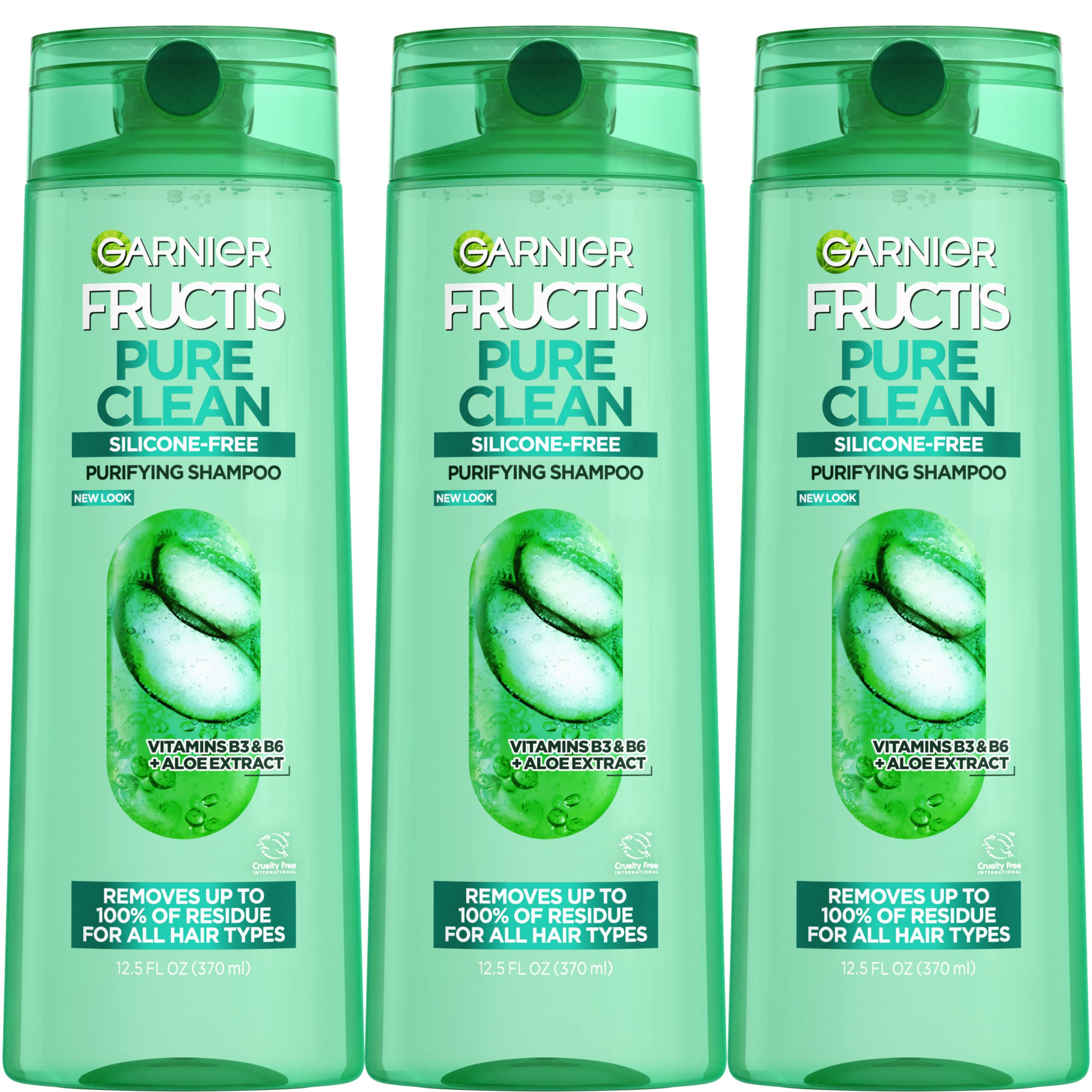 3-Count 12.5-Oz Garnier Hair Care Fructis Pure Clean Shampoo  $7.15 w/ S&S + Free Shipping w/ Prime or on $25+