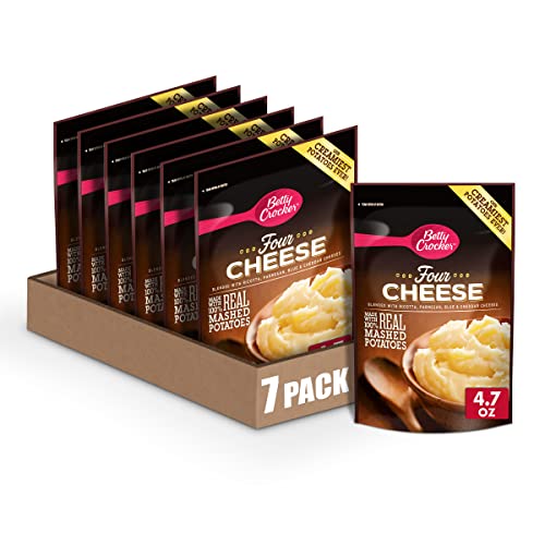 7-Pack 4.7-oz Betty Crocker Potatoes (Four Cheese, Sour Cream & Chives, Butter & Herb) $5.25 w/ S&S + Free S&H w/ Prime or $25+
