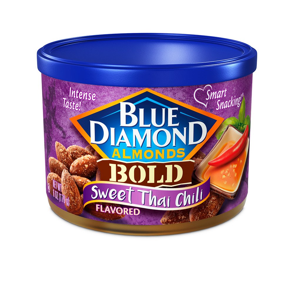 4-Pack 6-Oz Blue Diamond Almonds Sweet Thai Chili Flavored Snack Nuts $9.95 ($2.49/ea) w/ S&S + Free S&H w/ Prime or $25+
