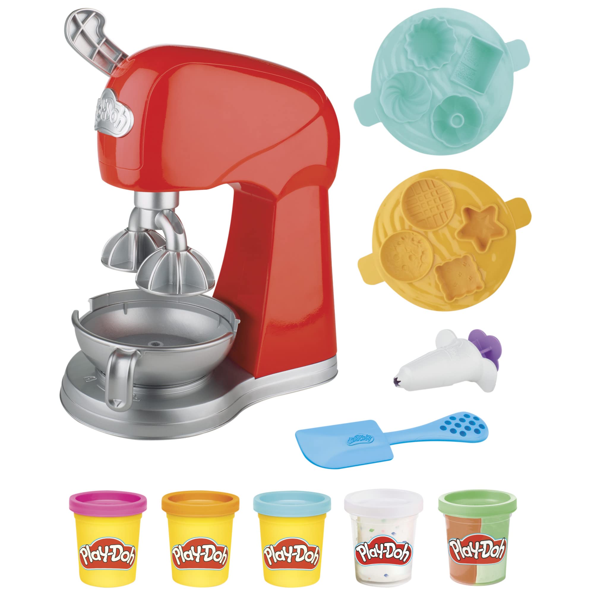 Play-Doh Kitchen Creations Milk and Cookies Set with 6 Non-Toxic Colors  Including Play-Doh Confetti